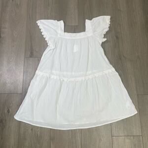 Crewcuts Cover Up Vacation Square Neck Flowy Dress US Gril's XL New